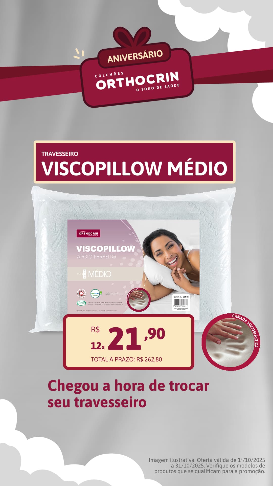 viscopillow médio